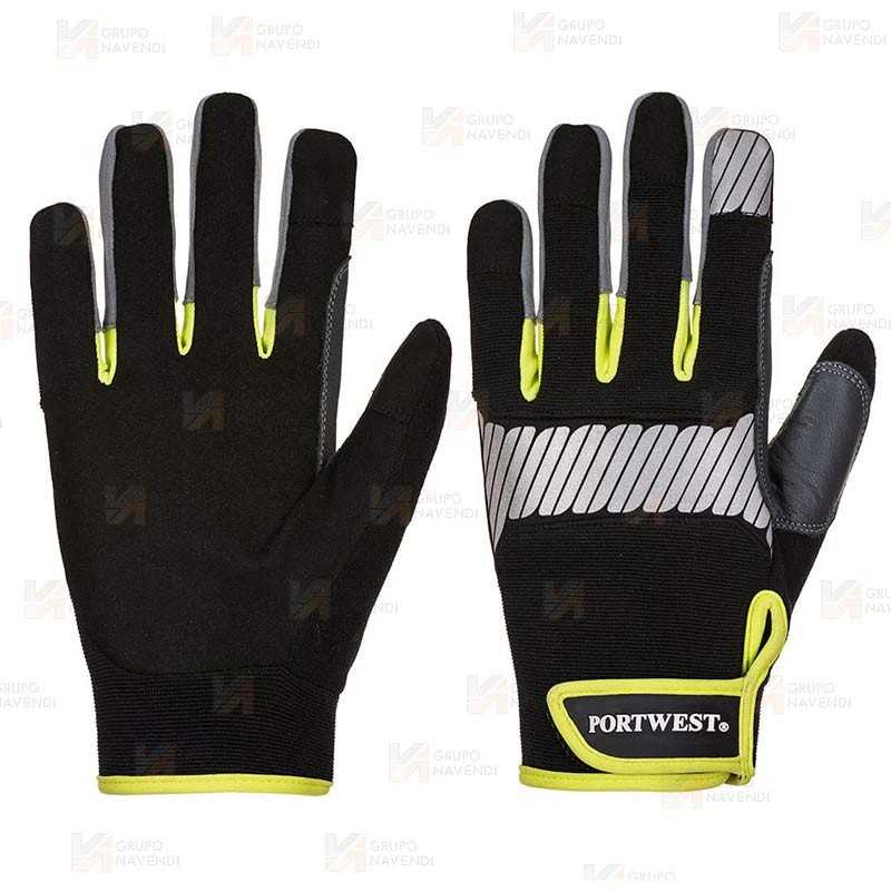 Guantes de uso general de altas prestaciones, elástico y táctil