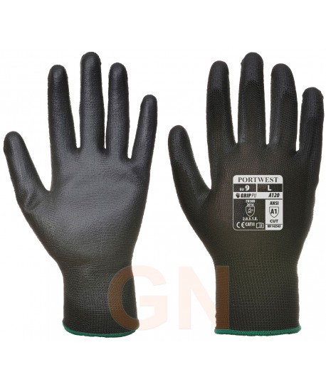 Guantes grip finos de nailon y poliuretano para manipulación (288 pares)