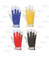 Guantes de piel tipo conductor con dorso fresco
