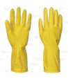 Guante tipo doméstico de látex amarillo (240 pares)