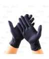 Guantes desechables de Nitrilo negro sin polvo