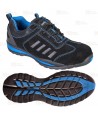 Zapatos deportivo de seguridad S1P color negro y azul