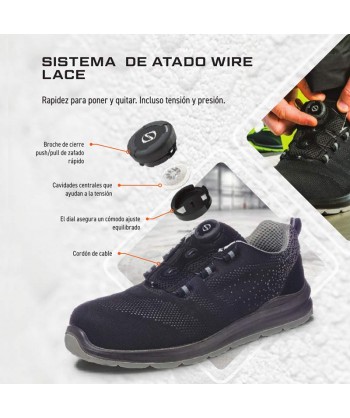 Botas de seguridad ESD y no metálicas S3S ESD HRO