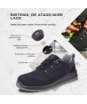 Botas de seguridad con cierre automático y no metálicos S3S ESD SR FO