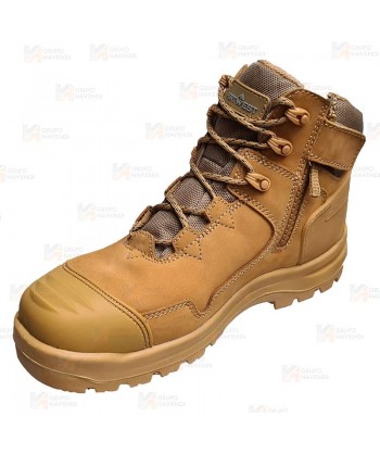 Botas de seguridad de piel nobuck  S3S con cremallera