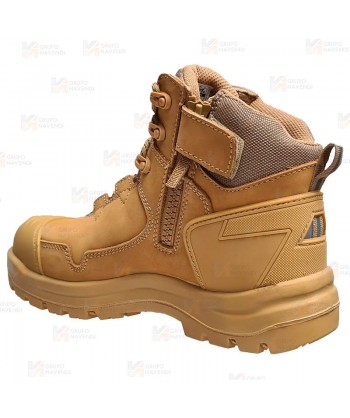 Botas de seguridad de piel nobuck  S3S con cremallera