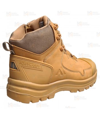 Botas de seguridad de piel nobuck  S3S con cremallera