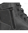 Botas táctica de piel flor de seguridad con cremallera y cordura S3 HRO