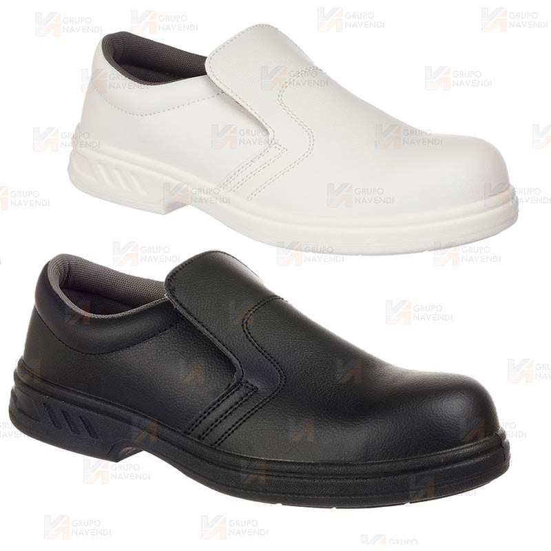 Mocasín alimentario con puntera de seguridad de acero S2