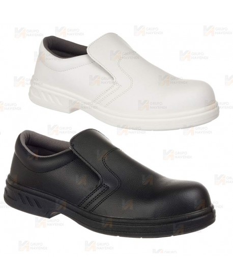 Mocasín alimentario con puntera de seguridad de acero S2