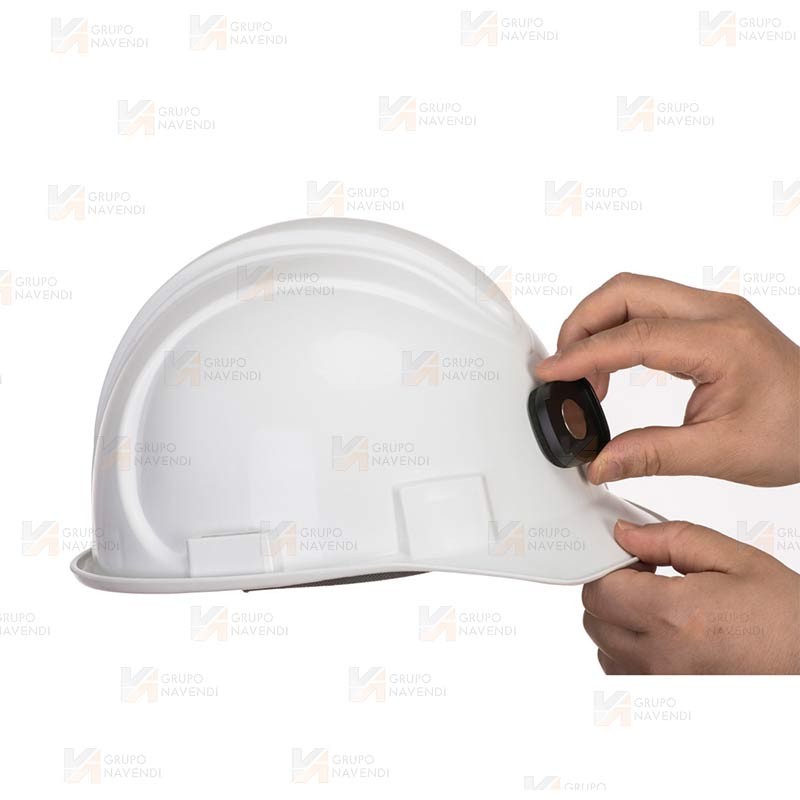 Linterna magnética recargable para casco