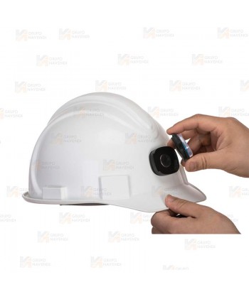 Linterna magnética recargable para casco