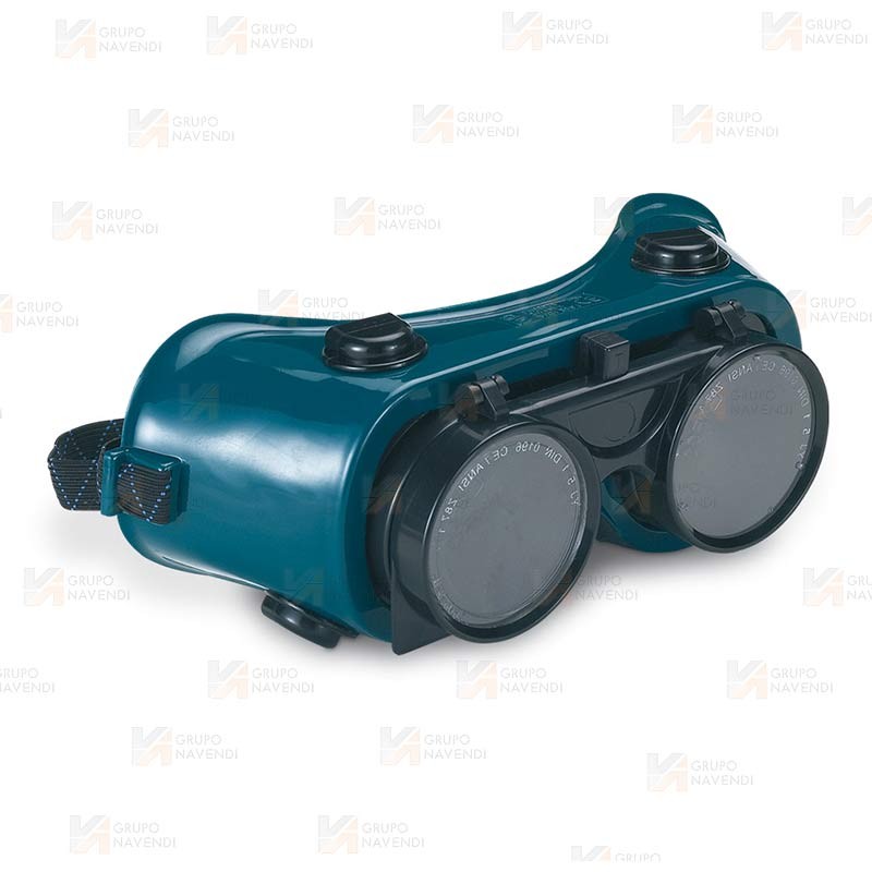 Gafa Integral para soldadura, estructura de PVC para riesgos mecánicos y radiaciones (IR)
