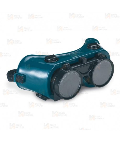 Gafa Integral para soldadura, estructura de PVC para riesgos mecánicos y radiaciones (IR)