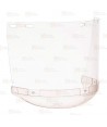Pantalla facial de policarbonato con protector de barbilla
