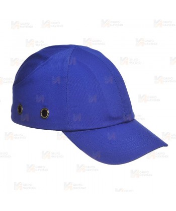 Gorra de protección con visera larga color azulina