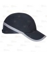Gorra de protección transpirable y de alta visibilidad color azul marino