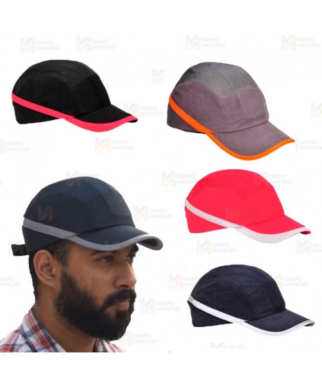Gorra de protección transpirable