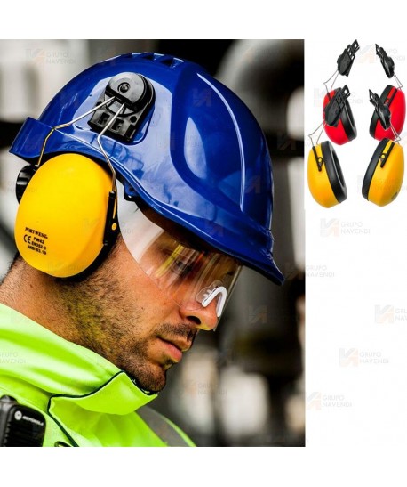 Orejeras para casco muy ligeras de atenuación alta (SNR 26 dB)