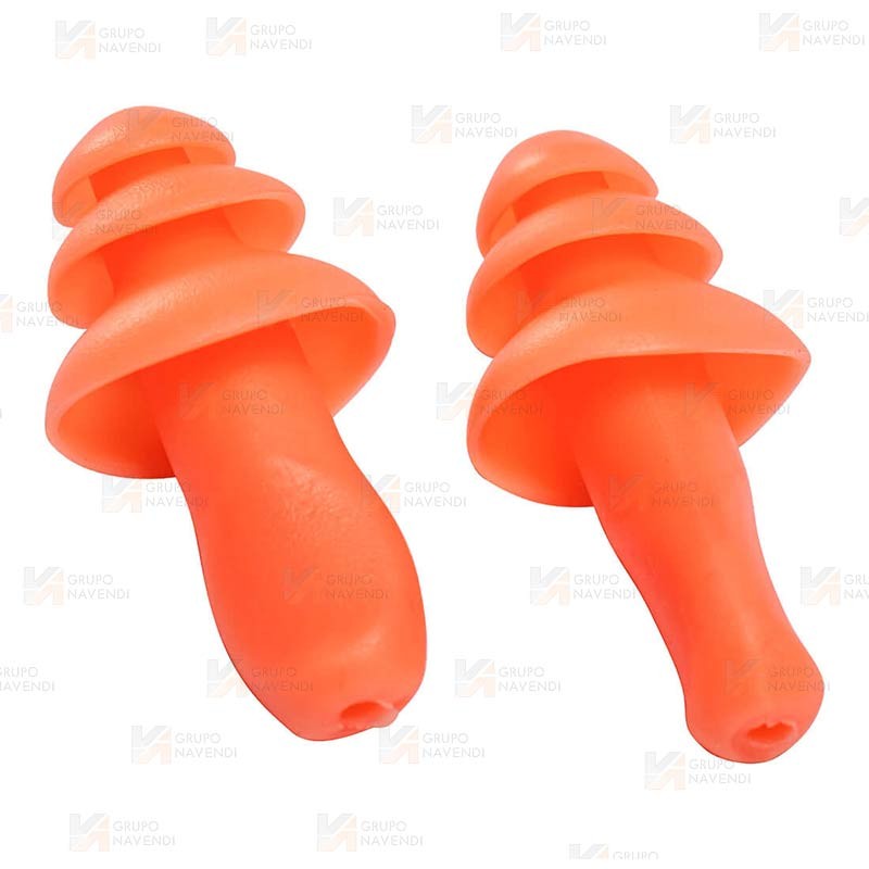 Tapones reutilizables de material TPR (SNR 31 dB)