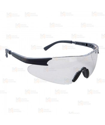 Gafa envolvente de ocular claro con suave puente nasal
