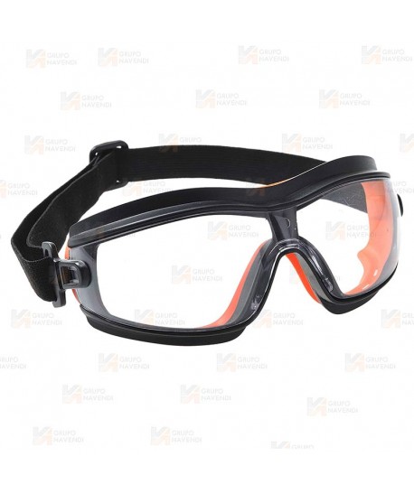 Gafas de seguridad integrales muy ligeras con ventilación indirecta