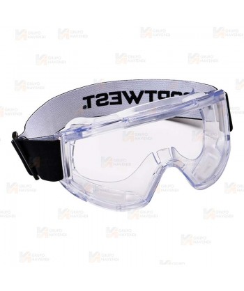 Gafas de seguridad integrales económica con ventilación indirecta