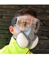 Gafas de seguridad integrales económica con ventilación indirecta