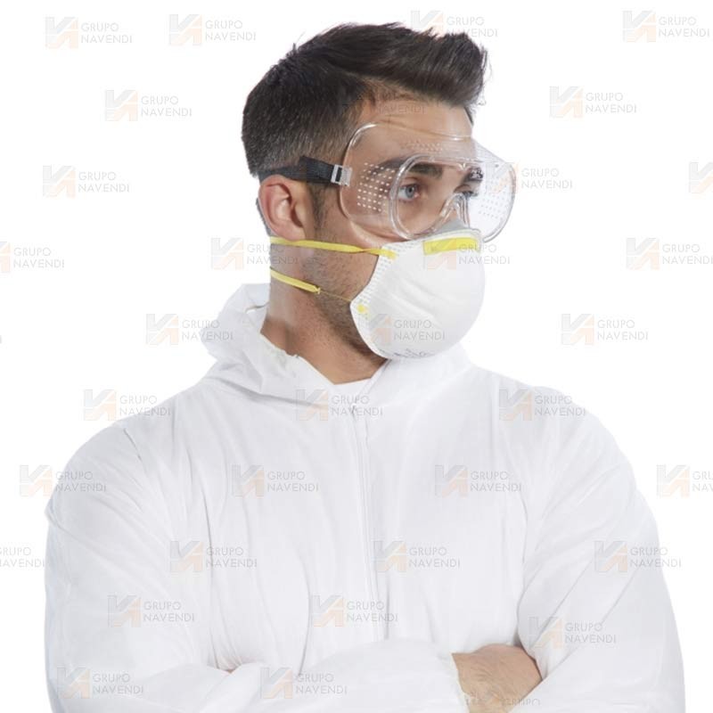 Gafas integral económica con montura flexible de PVC