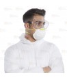 Gafas integral económica con montura flexible de PVC