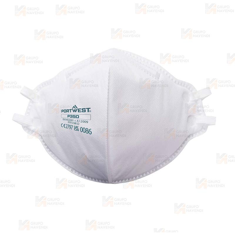 Mascarilla dolomita plegable tipo FFP3 NR D