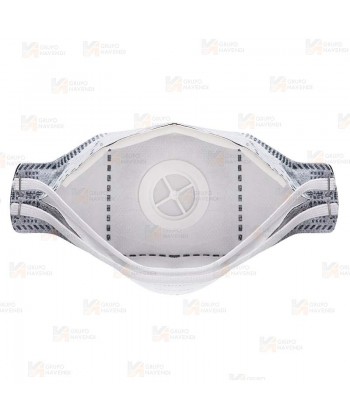 Mascarilla dolomita de carbón activo con válvula tipo FFP3 NR