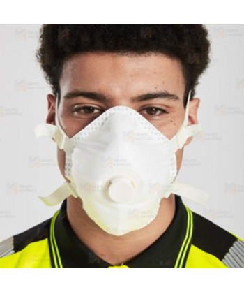 Mascarilla reutilizable con válvula tipo FFP2 NR