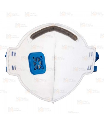 Mascarilla profesional plegable y con válvula, tipo FFP2 NR
