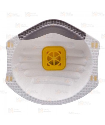 Mascarilla con válvula tipo FFP1