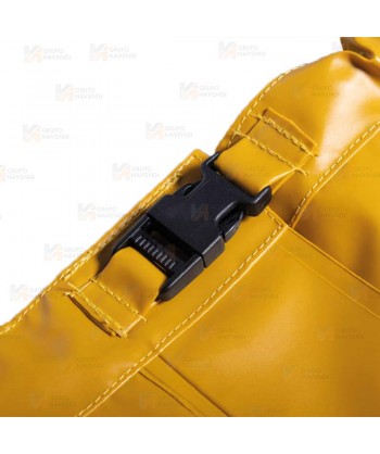 Pantalón con tirantes para náutica y pesca industrial color mostaza