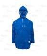 Chaqueta impermeable para industria alimentaria (300 gr/m²) color azul