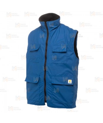 Chaleco impermeable para industria alimentaria (300 gr/m²) color azul