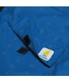 Chaleco impermeable para actividades deportivas color azulina
