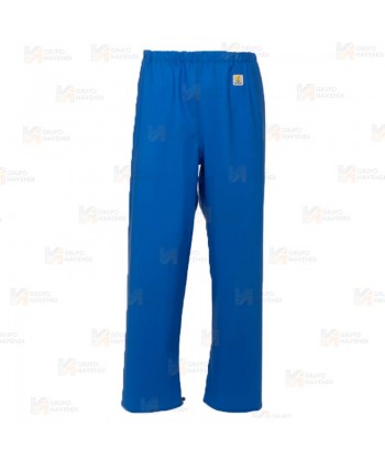 Pantalón impermeable para industria alimentaria color azul