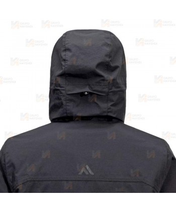 Parka 3 en 1, impermeable, transpirable y corta-viento color azul negro