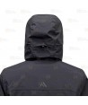 Parka 3 en 1, impermeable, transpirable y corta-viento color azul negro