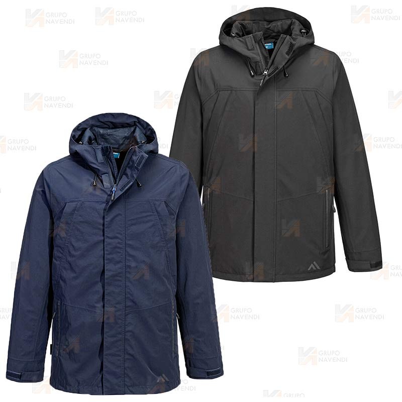 Parka impermeable y transpirable con capucha