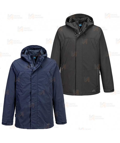 Parka impermeable y transpirable con capucha
