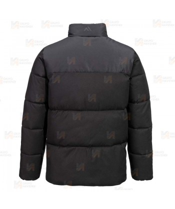 Parka acolchada, impermeable y transpirable con capucha color negro