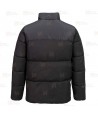 Parka acolchada, impermeable y transpirable con capucha color negro