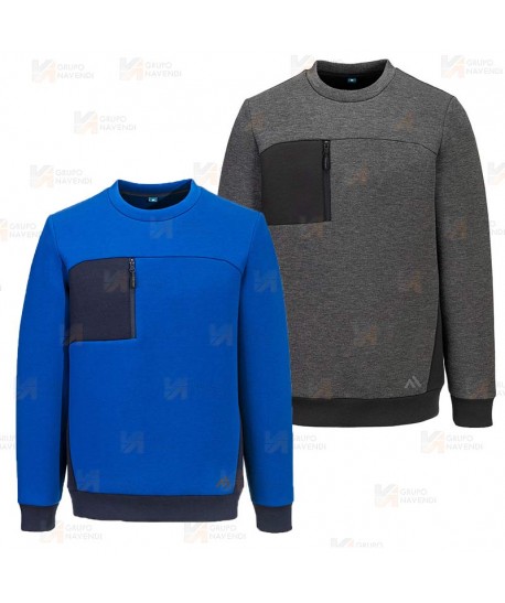 Sudadera con cuello redondo para frío intenso