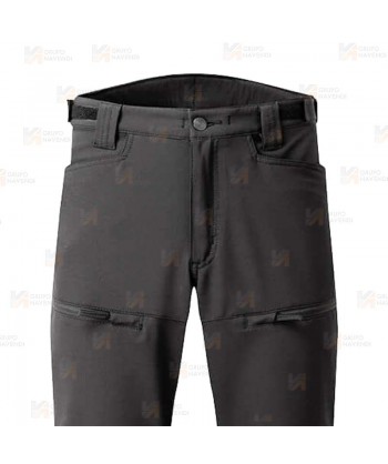 Pantalón elástico con refuerzos WX2 con materiales ecológicos color negro