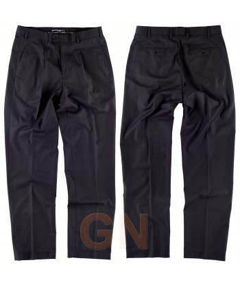 Pantalón para uniformidad con viscosa color negro
