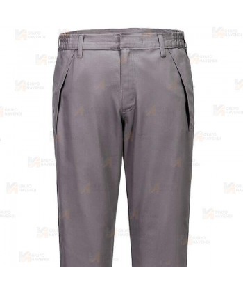 Pantalón ignífugo multinorma, económico y muy resistente color gris